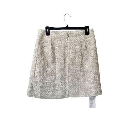 MM.Lafleur New York‎ Sea Salt Ivory Rowley 1.0 Cotton Boucle Mini Skirt Size 8 - Picture 2 of 5